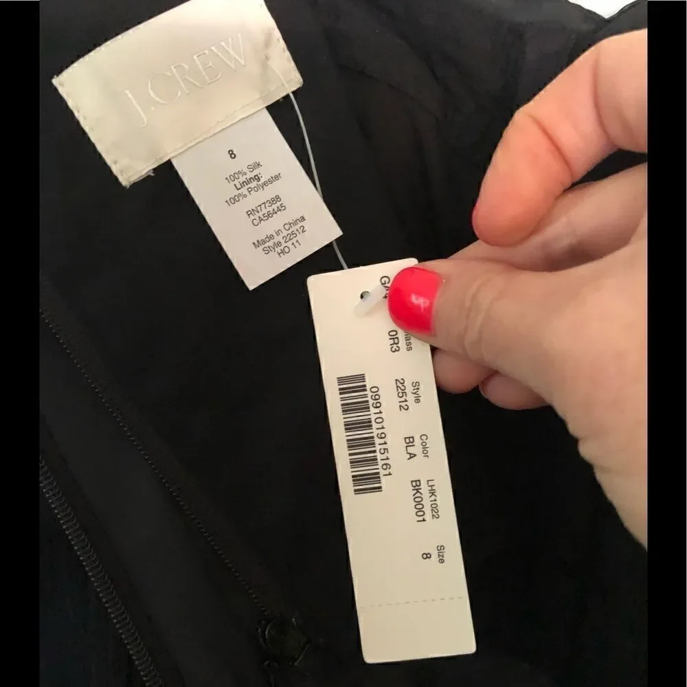 NWT J Crew Occasions & Parties Strapless Dress 8